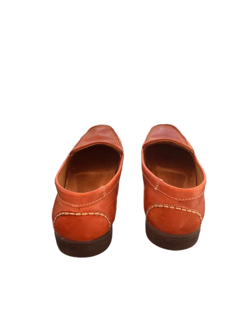 Dockers Men’s Leather Loafers – Size 12M – Cognac Brown – Excellent Condition